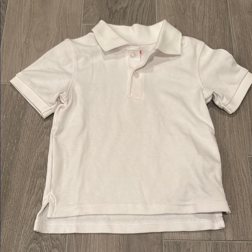 Cat And Jack White Kids Polo Shirt Size 2T